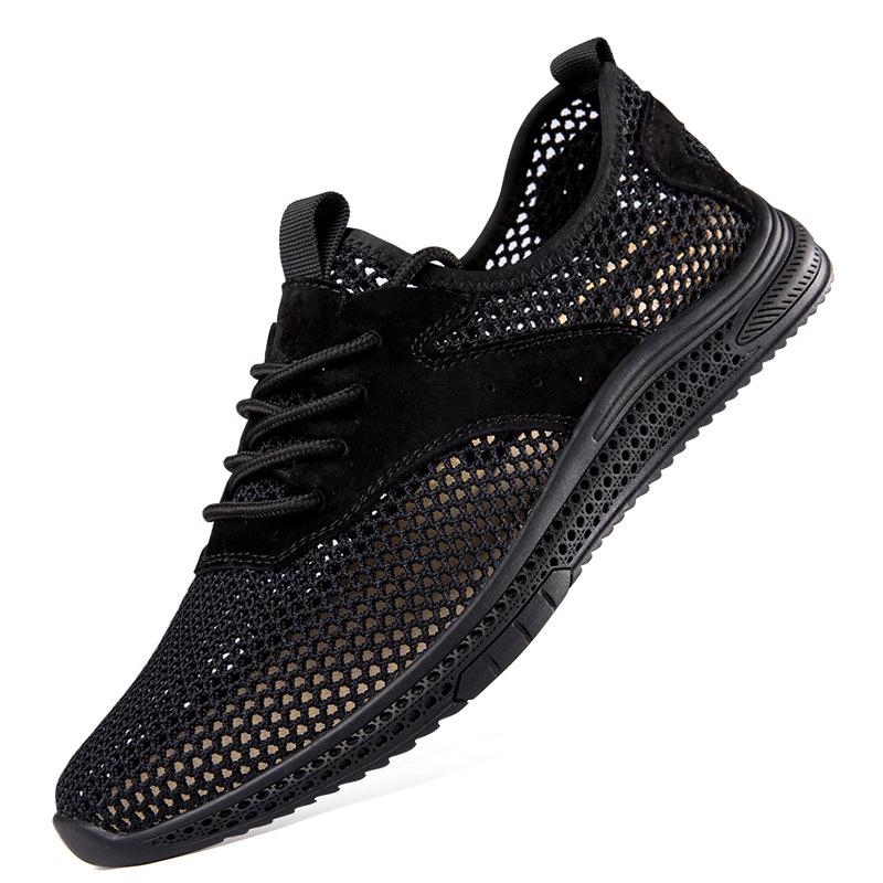 Men s Breathable Flyknit Casual Sports Shoes - Lightweight Mesh Design 41