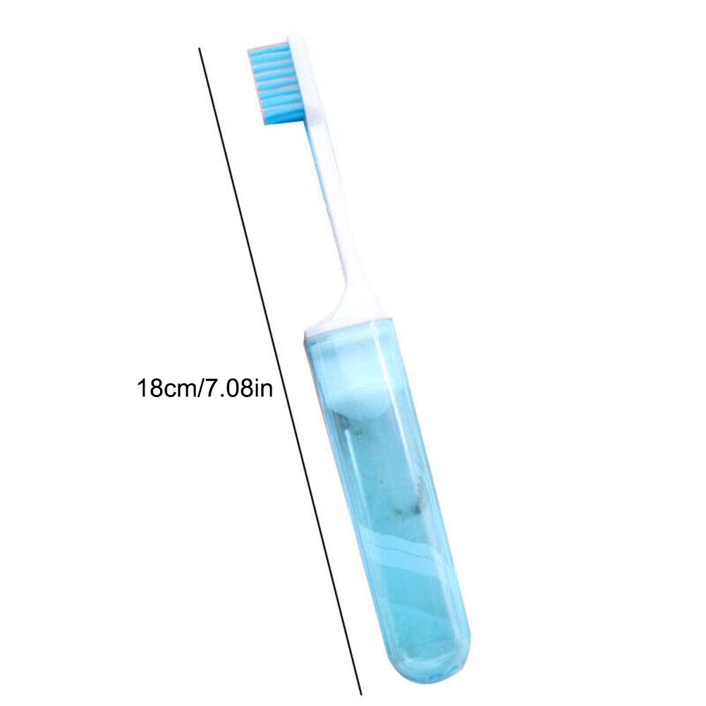 Portable Folding Travel Toothbrush Super Soft Bristles Easy To Carry Oral Care Tool Camping Hiking Outdoor Essentials Compact