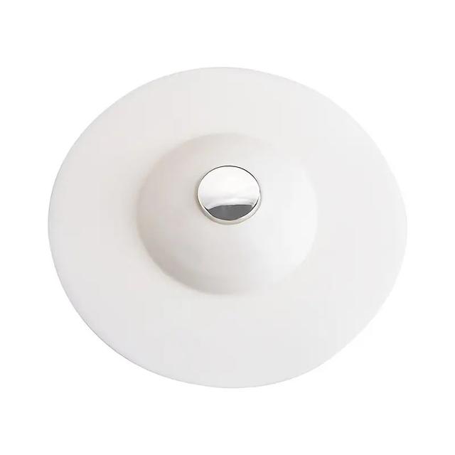 2pcs  Push-Type Silicone Floor Drain  Silicone Universal Sink Stopper  Prevent Clogging  Bathroom Drain Hair Catcher Press Water