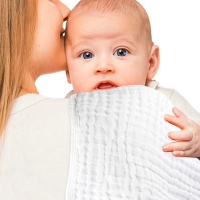 Six-Layer Gauze Burp Cloth Versatile Baby Essential On-the-Go Burp Cloth for