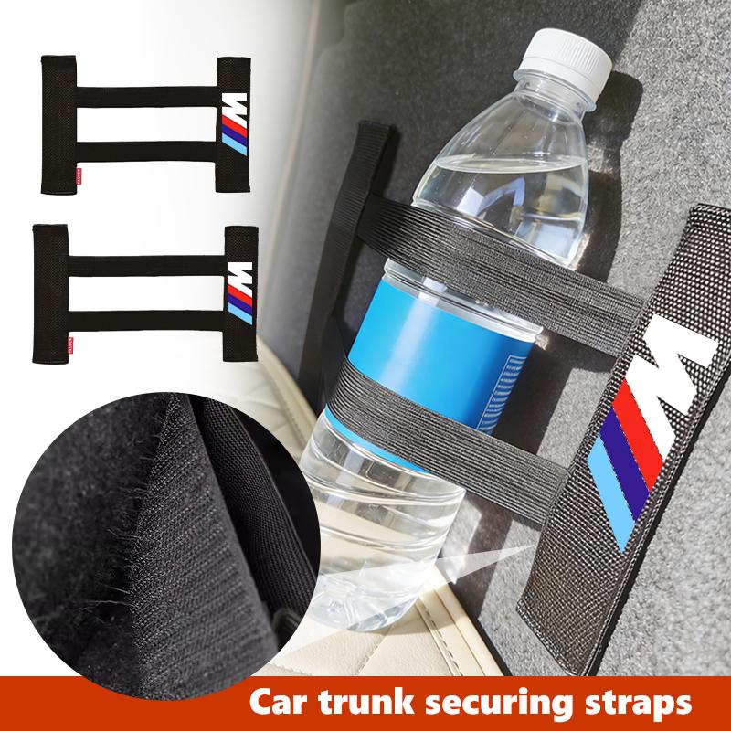 Car Trunk Organizer Strap Fixing Belt Storage Bag Tapes Fixed For BMW 1 3 5 7 Series M F01 F20 F10 F13 E52 E53 E60 E93
