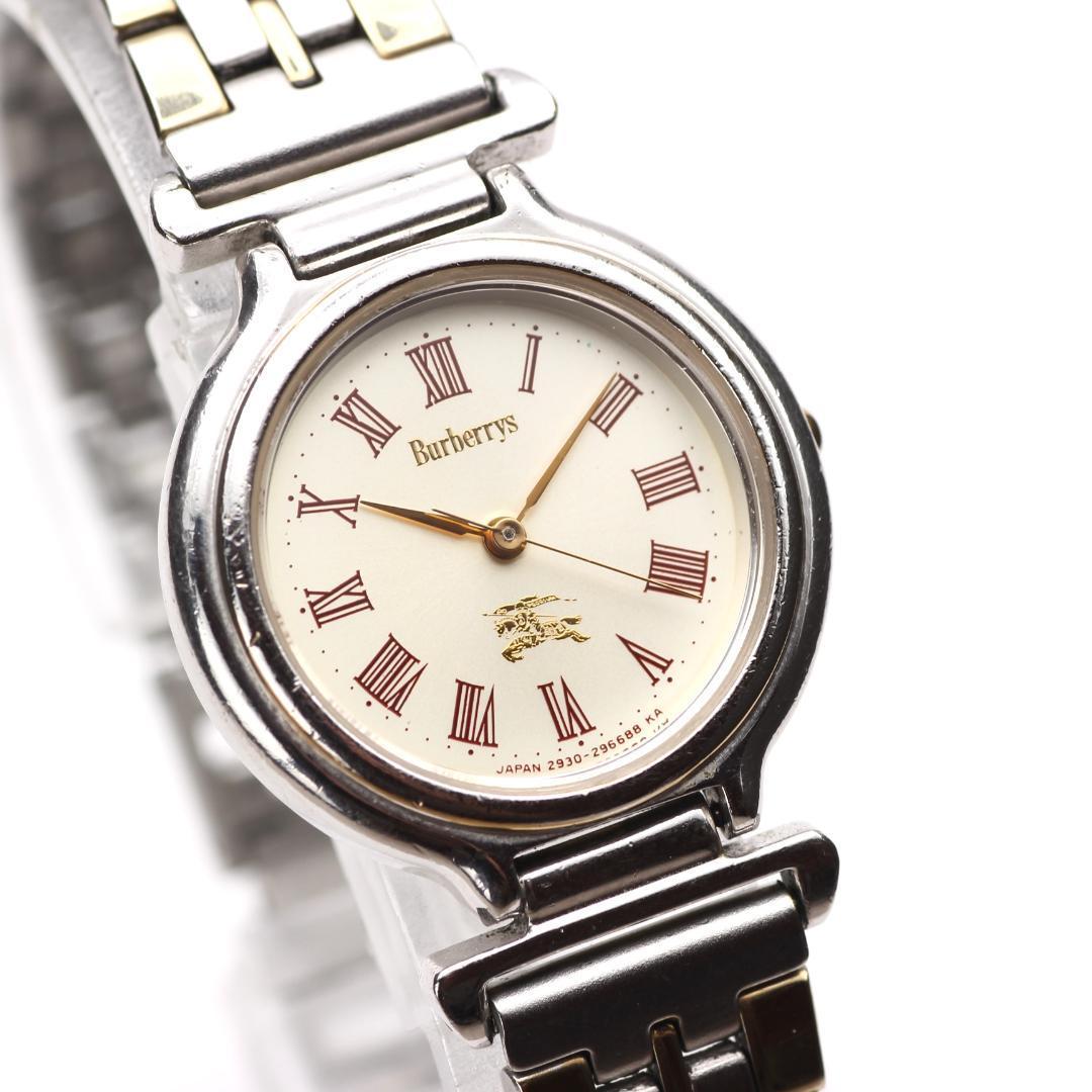 Used Burberrys Women s Watch Vintage Old Logo Roman Dial
