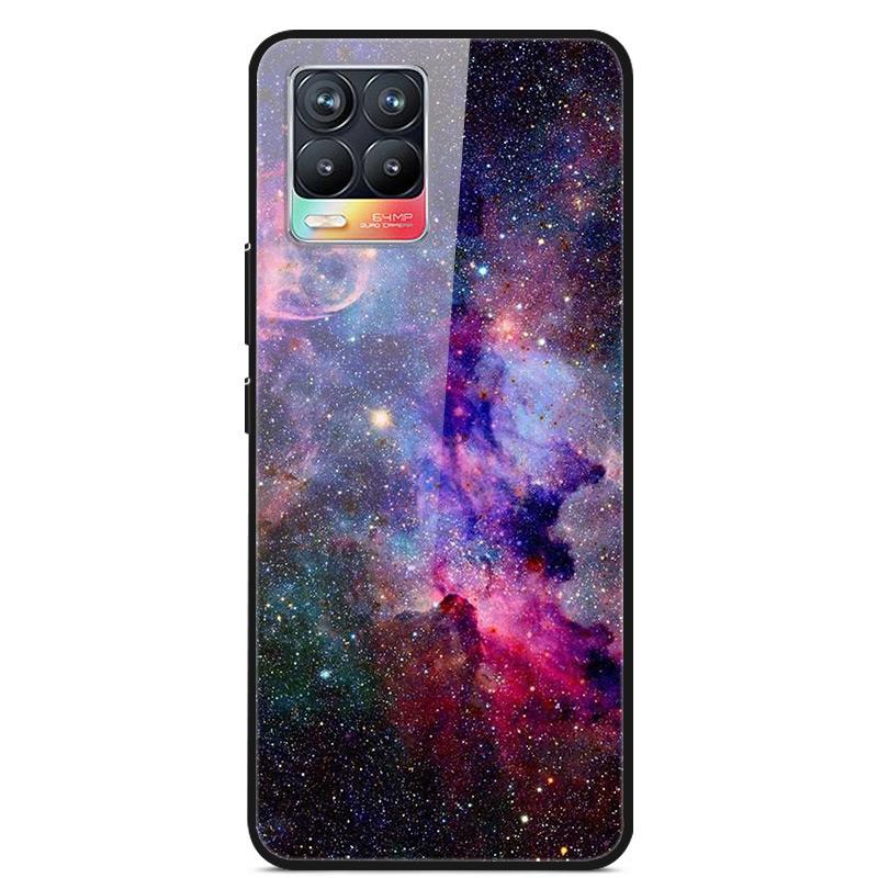 Glass Back Cover For Realme 8 Pro Case Tempered Glass Case For Realme 8 Pro 8i Realme 8 5G Phone Case Cover Realme8 5G Pro Funda