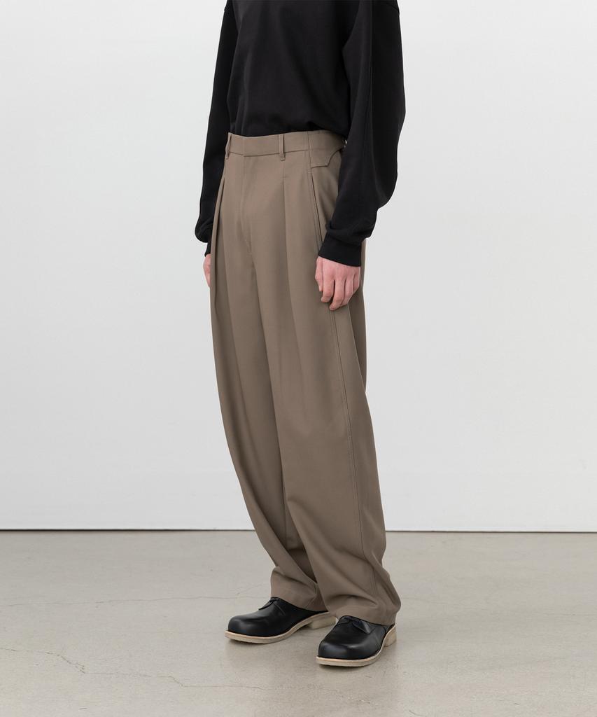 INSILENCE Front Line Wool Pants Ash Brown