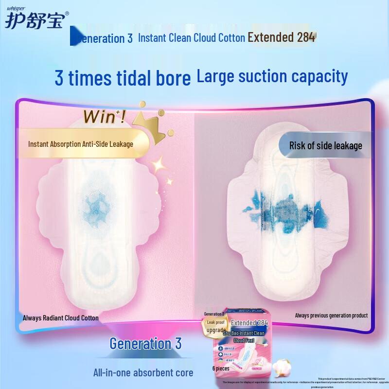 Whisper Sanitary Pads Assortment Bundle