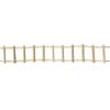 Natural Wooden Bird Ladder Climbing Toy for Small To Medium Birds Parrot Perch Hanging Ladder with Metal Hooks Durable Safe Material