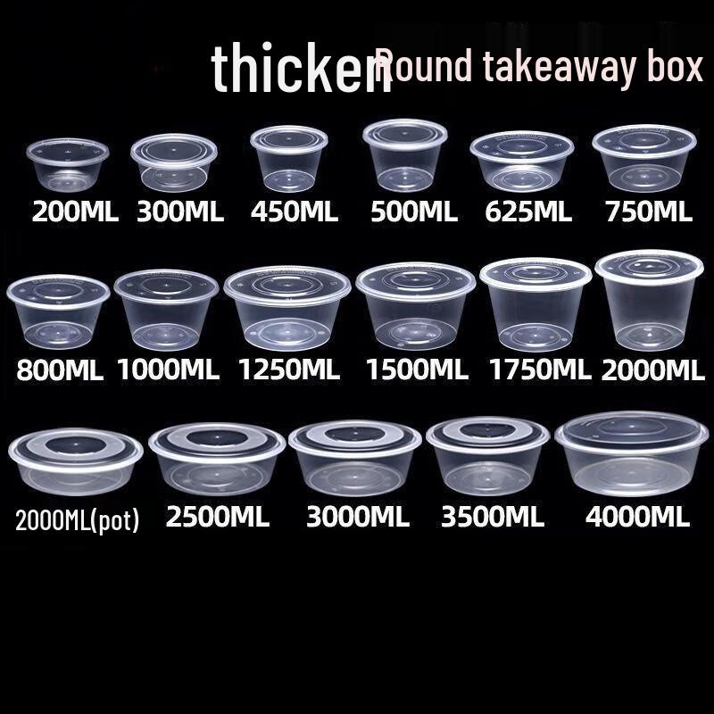 Tongyuan 750ml Disposable Takeaway Container with Lid
