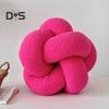 Pillow Manual Braided Knot Round Ball Shape Plush Elastic Sleeping Companion Sofa Couch Decoration Throw Pillow Photography Cushion