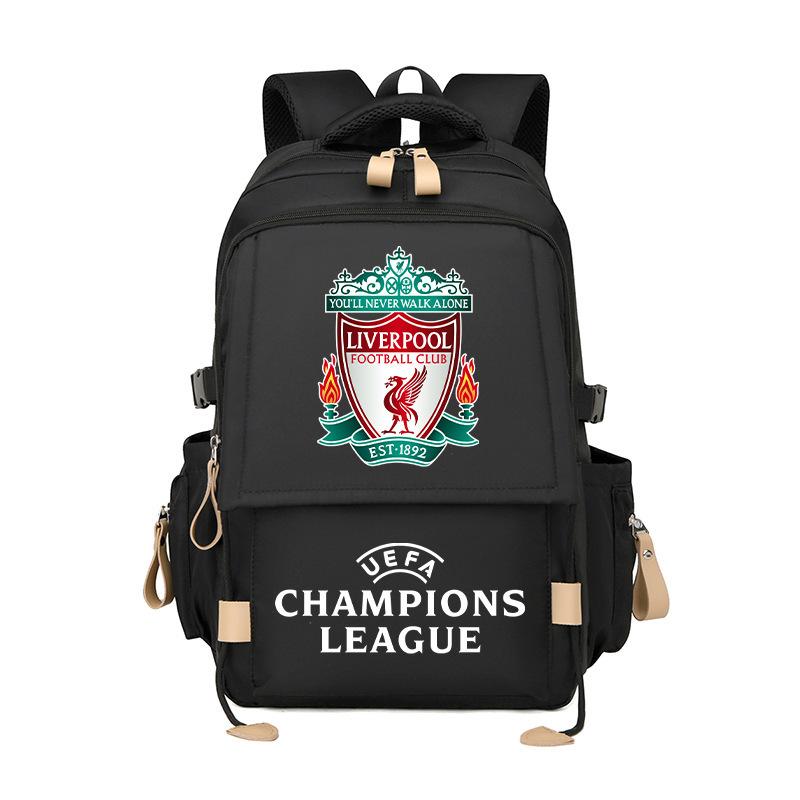 Large Capacity Schoolbag with Shoulder Strap; Student Three-piece Pencil Case Set