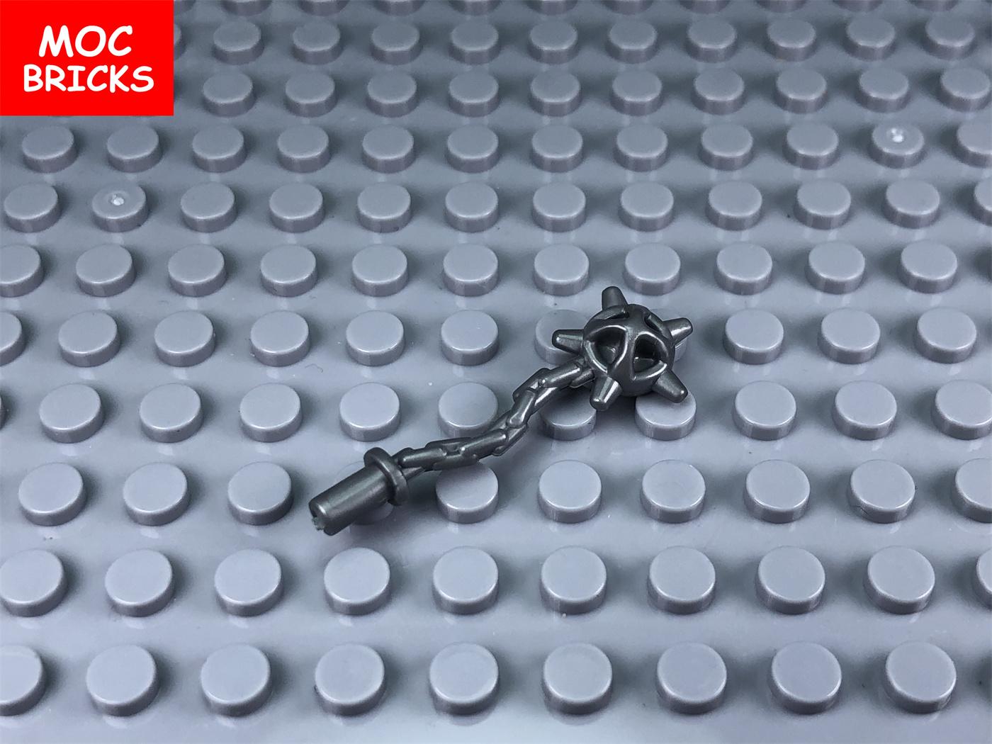 10 StückLos MOC Steine Waffen Schwert Rüstung Krieger Bogen Pfeil Lernorientierte Bausteine Actionfiguren Spielzeug ideal für Kinder