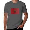 Morocco Flag Tshirt Basic Regular Fit Casual Tshirt