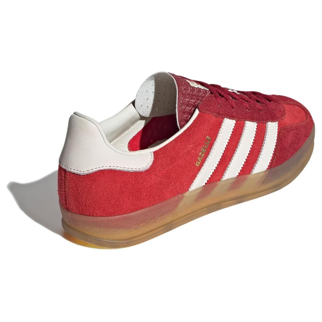 adidas Scarpe da ginnastica Gazelle Indoor Active Maroon Gum Donna Rosso Bianco Sporco IE1051