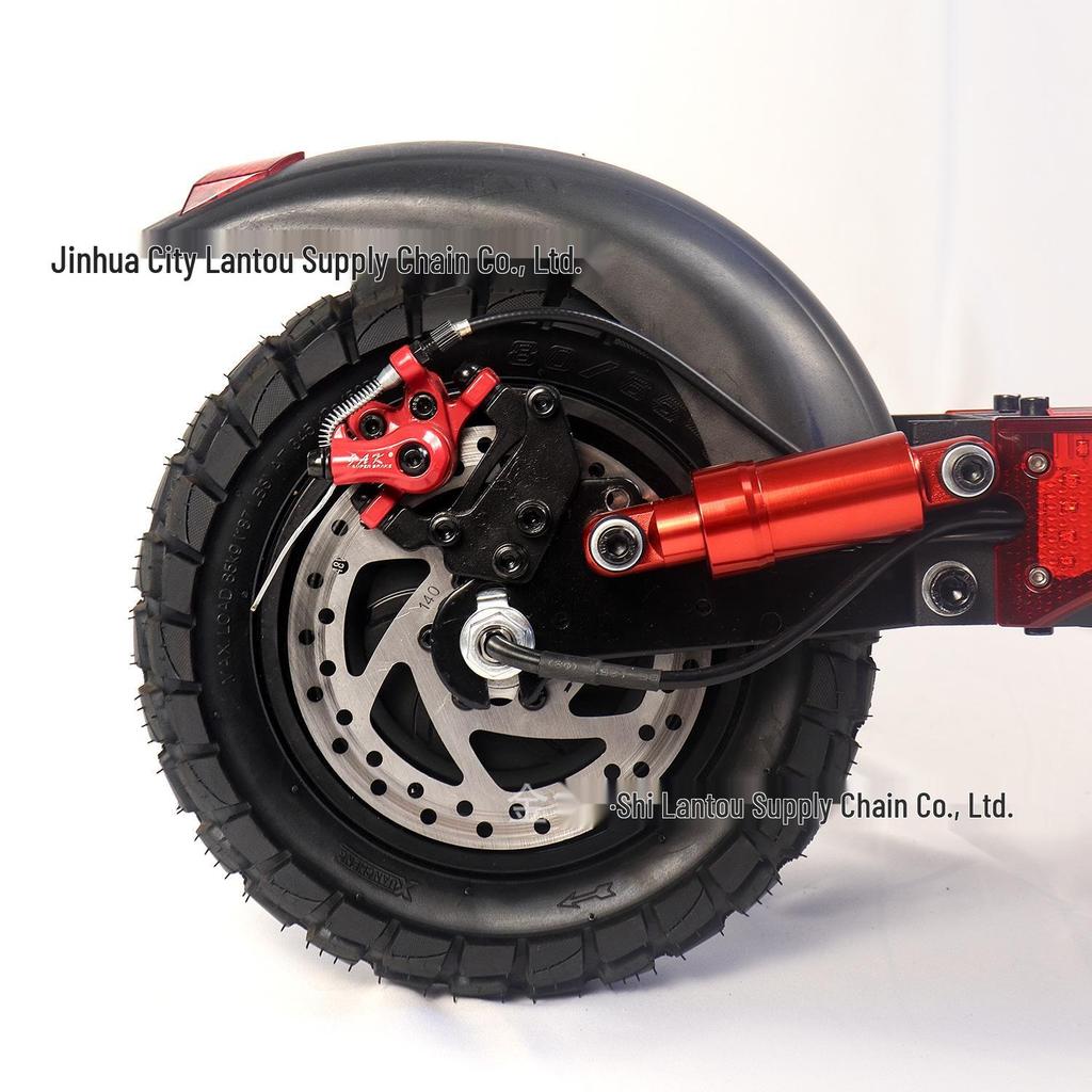 10-Inch Off-Road Electric Scooter for Adults with Seat, Foldable Design, Front & Rear Shock Absorption