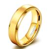 Tigrade 4/6/8/10mm Black Titanium Ring Man Brushed Wedding Band Women Engagement Rings Silver Color Bague Femme Anneau Bijoux