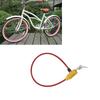Multi-purpose Bicycle Lock Exquisite Steel Cable Lock Outdoor Bike Anti-theft Lock Mountain Bike Wire Lock Accessories Security