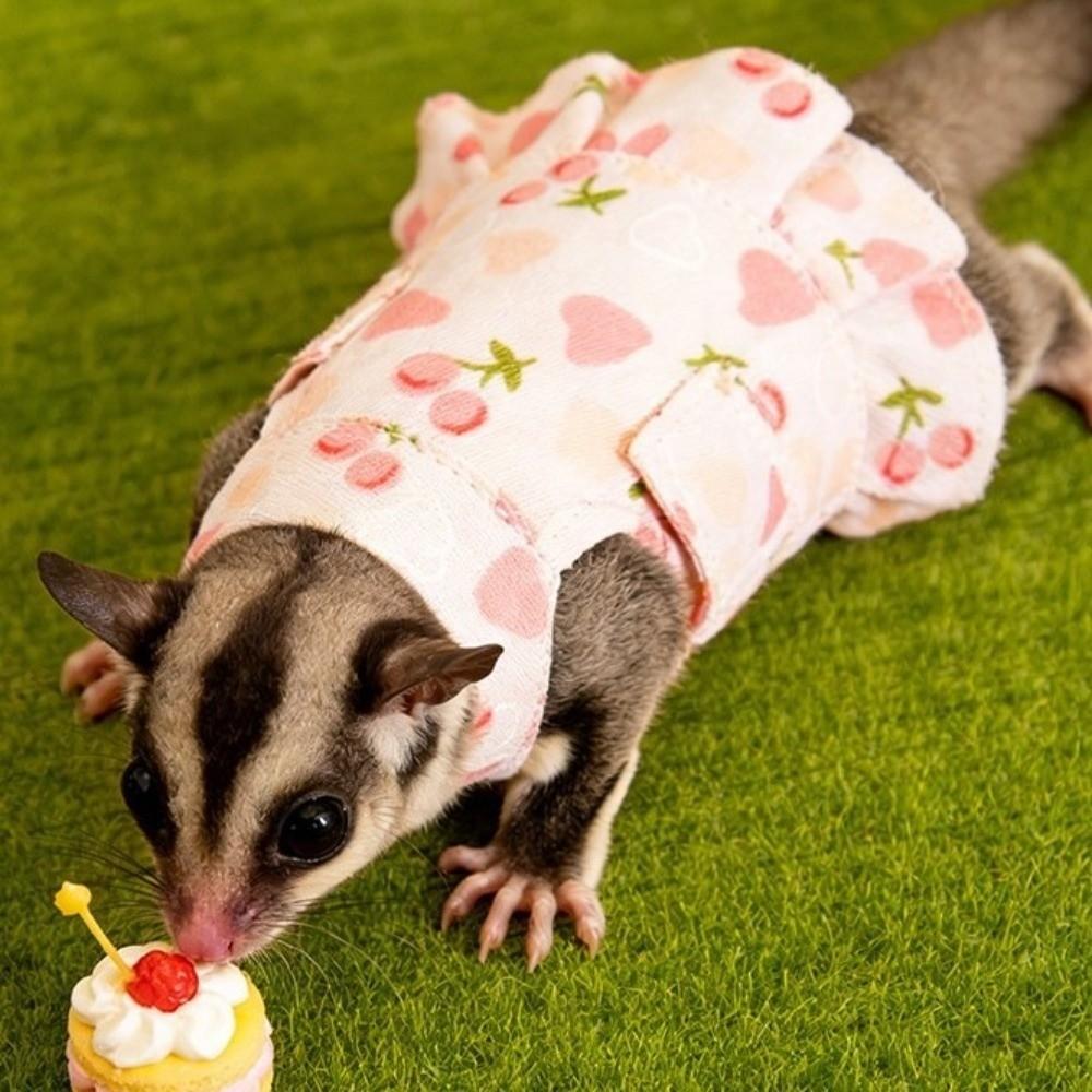 Escape-Proof Ferret Harness Skirt Breathable Hamster Vest Cute Harness Suit Pet Costume