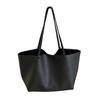 Korean Classic Casual Big Bag Tote Bag for Commuting, High-end Feeling for Women, Large Capacity Soft Leather Shoulder and Armpit Bag