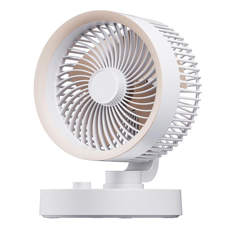 Intelligent Fan Automatic Shaking Circulating with 100 Gears Stepless Speed Regulation for Office Home USB Charging