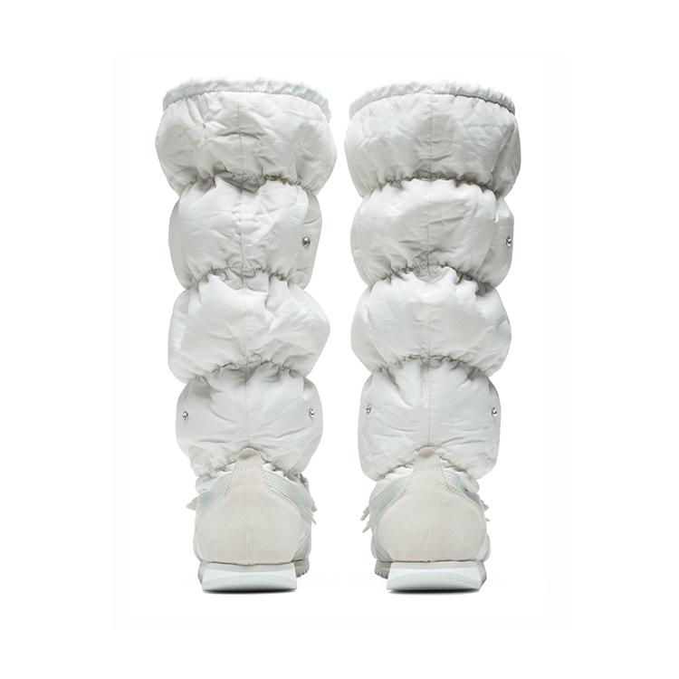 ONITSUKA TIGER Winter Heaven Vielseitige Persönlichkeit Warme High-Top Freizeitschuhe Damen Sneaker Weiß 1182A676-100