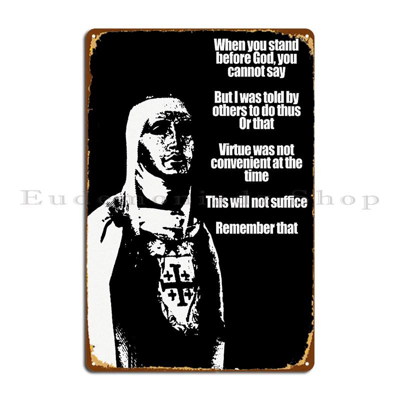 

Baldwin Iv Of Jerusalem Quotes Metal Sign Wall Decor Designs Wall Decor Funny Pub Tin Sign Poster 20x30cm