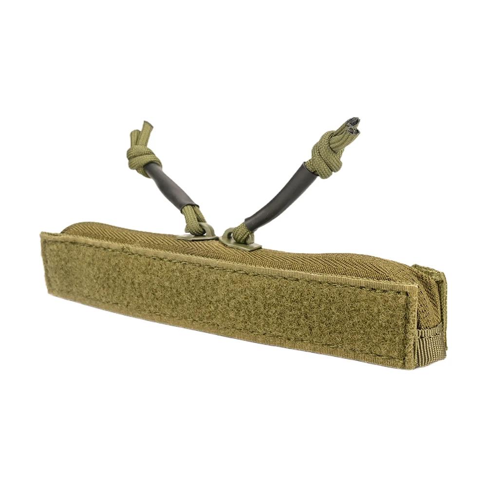 Tactical Vest Double Zipper Insert Pouch for Crye AVS Vest Storage Pocket Zipper Cover Airsoft Hunting Vest YKK Zip Accessories