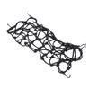Motorcycle Cargo Net Motorcycle Helmet Mesh Latex Filament for Electric Vehicles Sports Cars Off‑Road Motorcycle Luggage