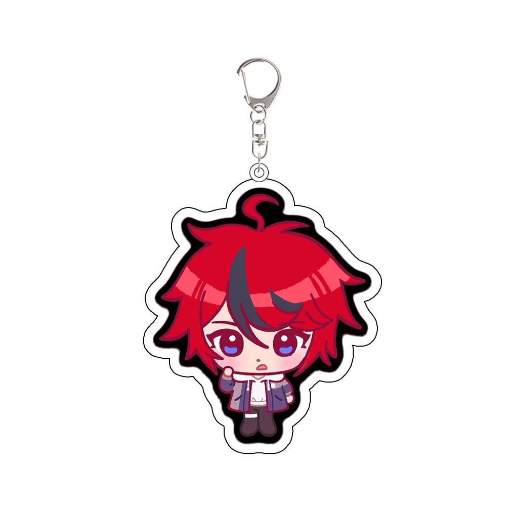 Game The Hundred Line Takumi Sumino Darumi Amemiya Eito Aotsuki Yugamu Omokage Acrylic Keychain Pendant Valentine's Day Gift