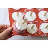 Red 18-Cavity Non-Stick Silicone Mini Canelé Mold Ice Cube Tray Cake Pan DIY Cookie Chocolate Mousse Pudding Mold Baking Tool