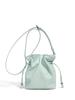 Koreanische Leder-Kordelzug-Wolken-Umhängetasche - Vielseitige Tasche für Damen, Handy & Pendler