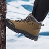 39-46 Men Winter Snow Boots For Waterproof Leather Sneakers Super Warm Men's Boots Outdoor Male Hiking Boots Work Shoes Size 39-48
