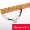 Silberne quadratische Schließe für handgefertigte Taschen - Mehrere Größen (6,5 – 20 cm)
