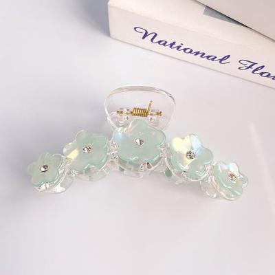 Large Transparent Hair Claw Rose Fashionable Hair Accessories Beach Vacation Decor Hair Clips Claw Accesorios Para El Cabello