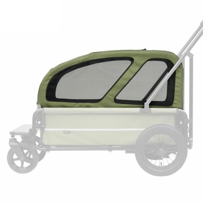 Moss Green Carriage (Roof Only) AD3047 (Cart Sold Separately) / For Nursing Care / Walking / For Large Dogs and Multiple Dogs / Moss Green