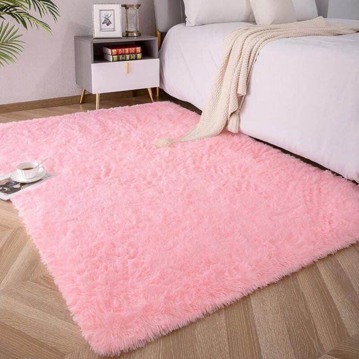 Tapis moelleux pour chambre d'enfant, en peluche, idéal pour garçons et filles, décoration de dortoir et salon,100*120cm Odipie