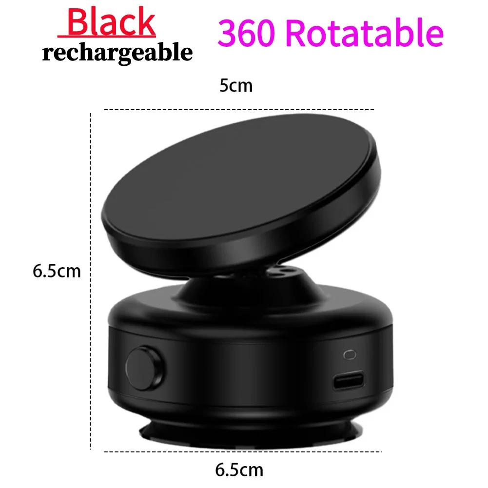 Magnetic Mobile Phone Holder 360 Rotatable Vacuum Adsorption Bracket GPS Navigation Bracket for iPhone 15 14 13 Huawei