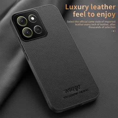 Matte Leather Case for Moto G86 Power G 86 G96 G85 G75 G64 G35 G34 Car Magnetic Soft Frame Protective Back Case Silicone Cover