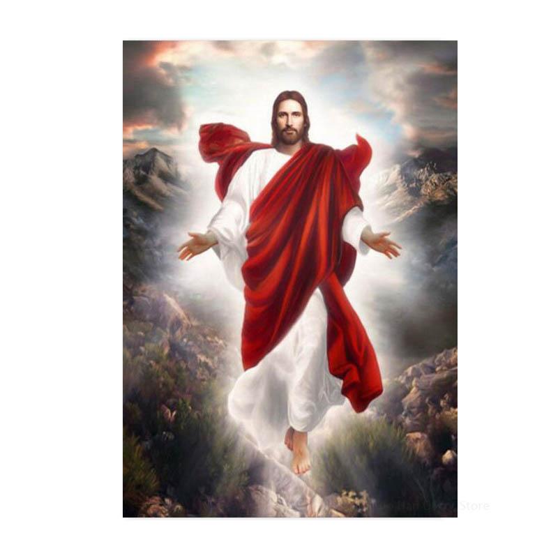 Jesus Series Canvas Posters and Prints Christian Wall Art Picture Painting for Living Room Home Decoration Mural Gifts