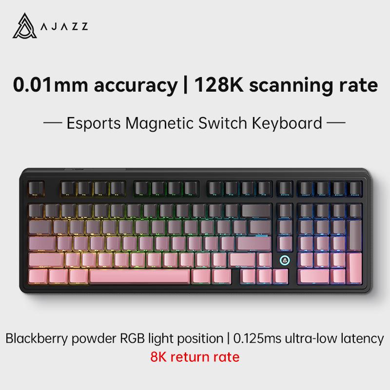 Ajazz AK980 MAX Gaming Keyboard Backlit RGB Wired