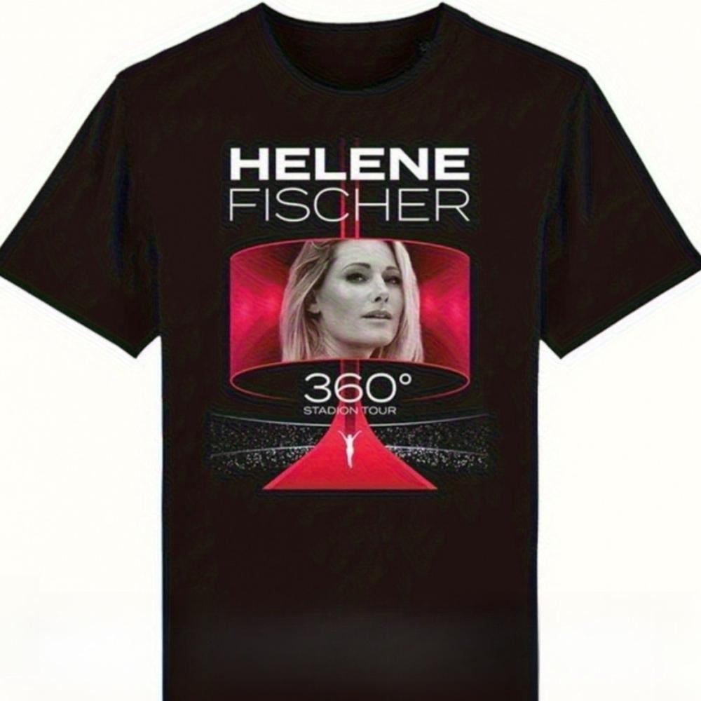 Helen Fisher Official 360° Tour TShirt Unisex Casual Crew Neck TShirt Printed with The Tour Logo Unisexs Tshirts for Summer
