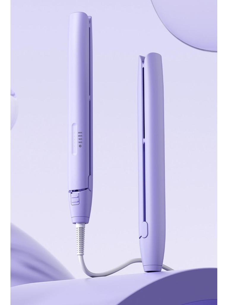 Dual-Use Negative Ion Hair Styler: Straightener & Curler - Gentle, Non-Damaging Heat Plate