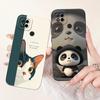 Für Xiaomi Redmi 9C Hülle Niedliche Panda Cartoon Abdeckung Stoßfest Weiche TPU Handyhülle Für Xiaomi Redmi 9C NFC Redmi9C Rückabdeckung Taschen