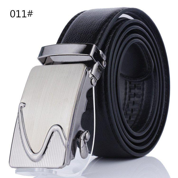 Belt 1pcs Men Imitation Leather Black Steel With