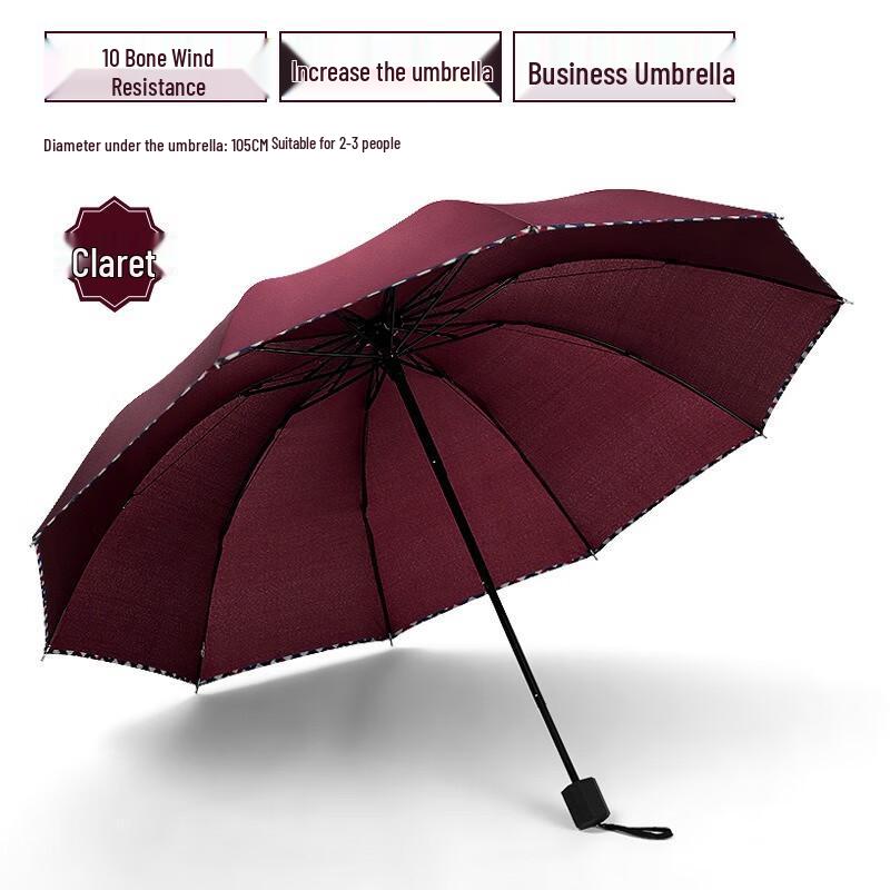 Nanqiao Reflective 10-Rib Automatic Reverse Umbrella