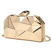 Gold Acrylic Box Geometric Evening Bag Clutch Bags Elegent Chain Women Handbag For Party Shoulder Bag For Wedding/Dating/Party