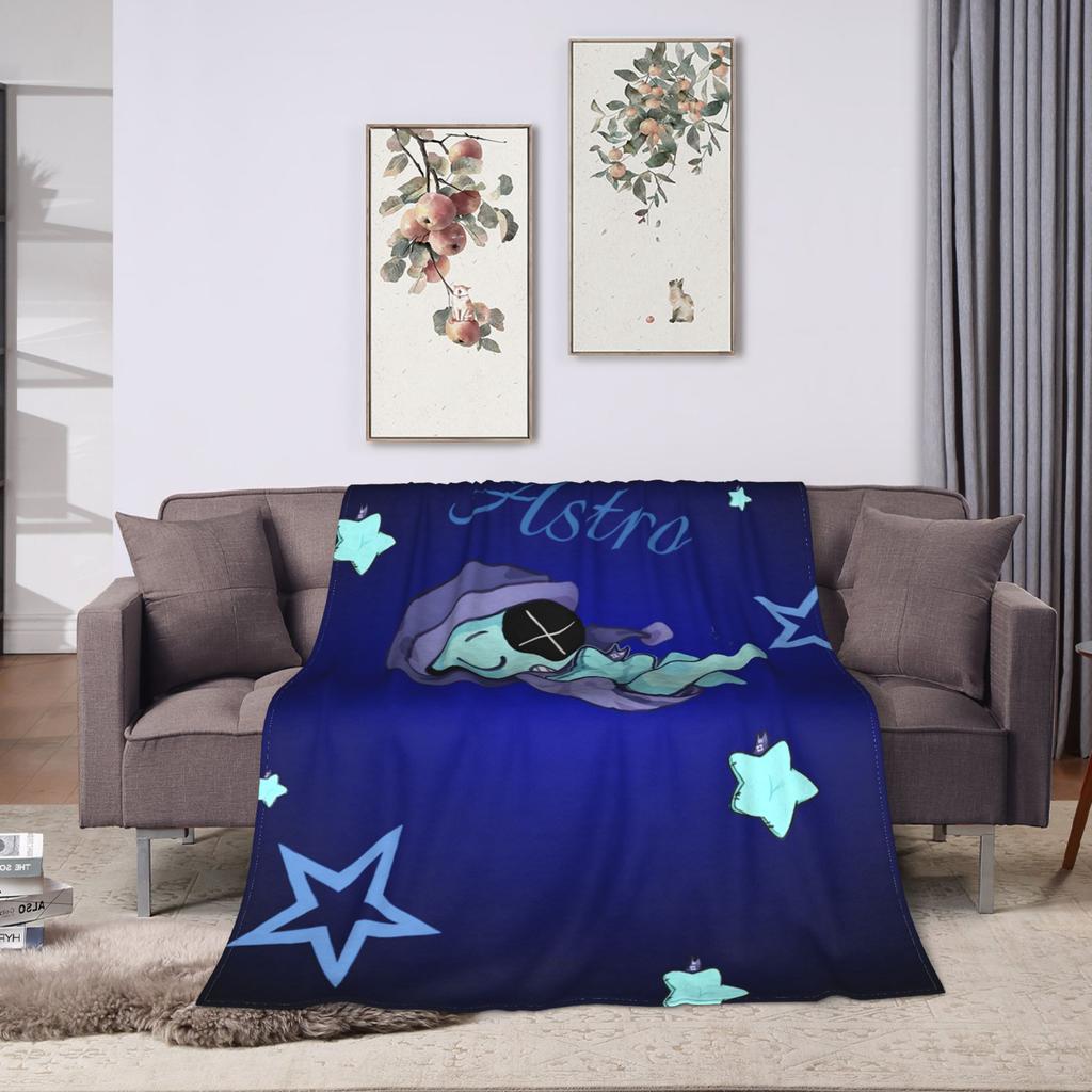 Dandys World Astro Schlaf Warme Weiche Decken Dekorative Plüsch-Überwurfdecke Lustige Heimdeko Flanelldecke Sofadecke