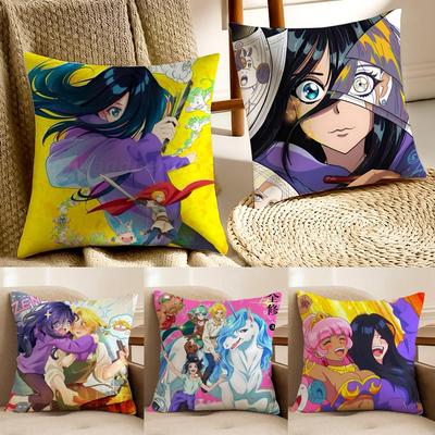 Anime Z-Zenshu Cushion Cover Pillowcase Anti-Dustmite Living Room Sofa Decor Cushion Room
