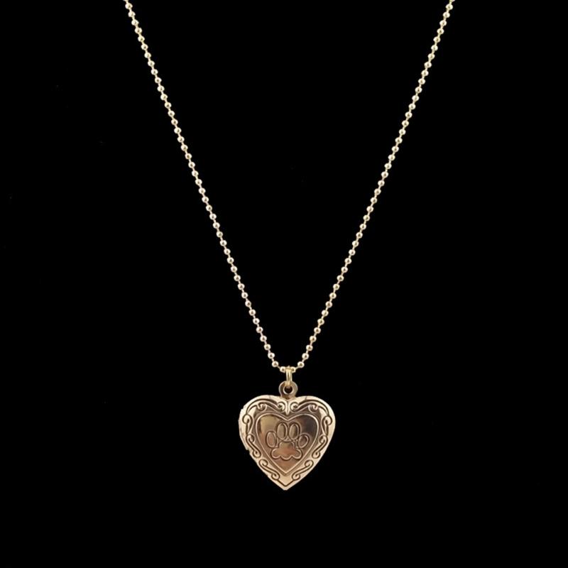 Stylový foto přívěsek ve tvaru srdce Náhrdelník s přívěskem ve tvaru srdce Materiál slitina Perfektní dárek k narozeninám a Vánocům