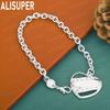925 Sterling Silver Romantic Love Set With Exquisite AAA Zircon Bracelet-Fashion Gift Jewelry