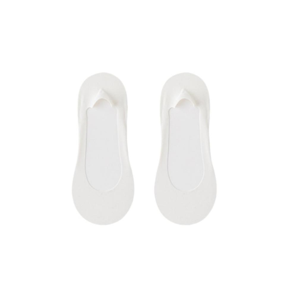 3Pairs Solid Color Invisible Socks Women Cotton Ankle Socks Sponge Soles Boat Socks  Daily