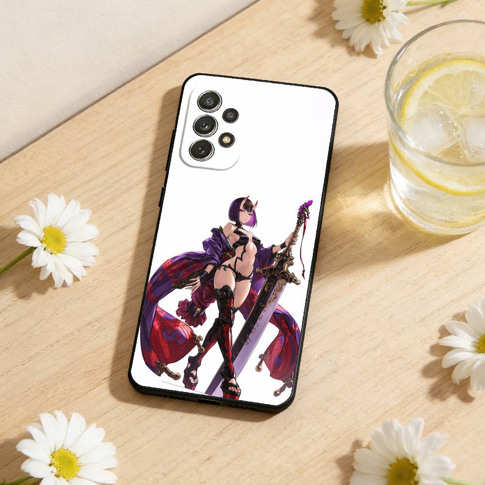 Fate Shuten Douji Phone Case For Samsung S26,S25,S24,S21,S22,S23,S30,Ultra,S20,Plus,Soft Black Shell